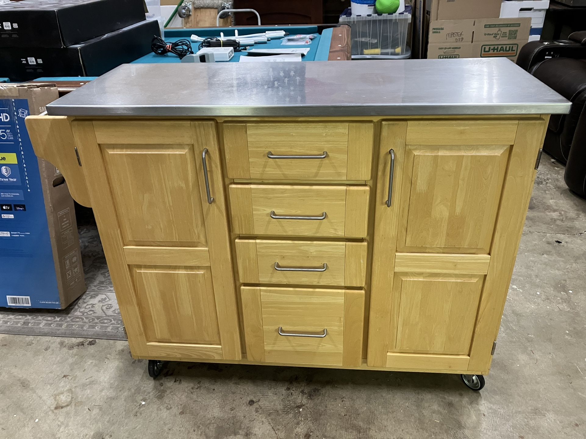 GREAT DEAL on a Rolling Kitchen Island Cart!