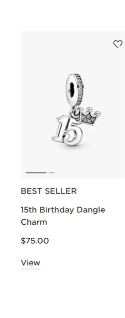 Pandora 15 crown bracelet charm