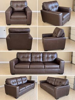 Santorine 3-Piece Sofa, Chair & Ottoman Set – Excellent Condition