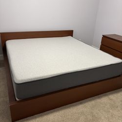 King Bed Frame And Side Table