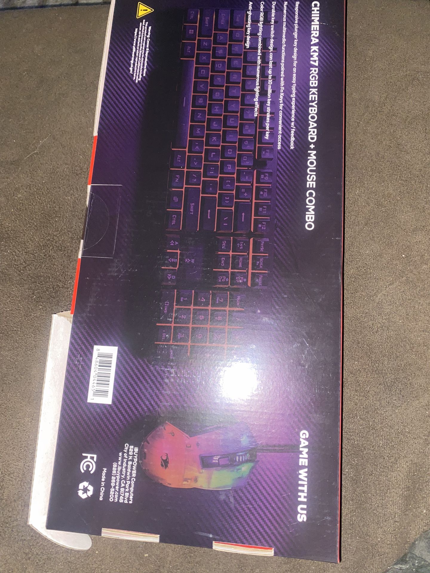 IBuypower Gaming Keyboard and mouse