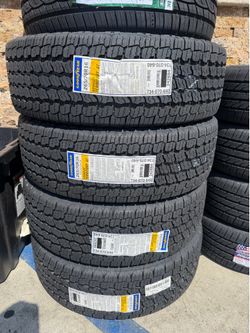 265/70/16 Goodyear wrangler at 4 new tires installed ✅ instaladas ✅ we do Aligment 🔥