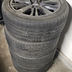 2015 subaru wrx rims with 235/45r17 tires