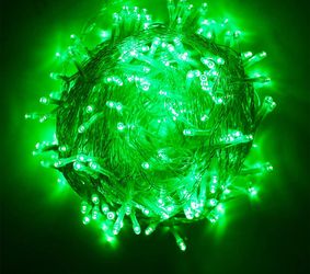 Green fairy lights halloween Christmas parties etc