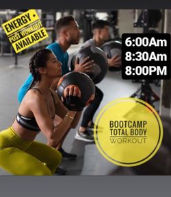 Bootcamp new schedule 5pm to 6pm started Monday.