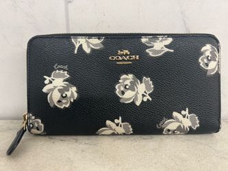 COACH Long Zip Around Wallet With Floral Print (PO1019134)