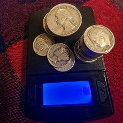 Lot of 32 90% silver And 3 35% 104.1 grams 