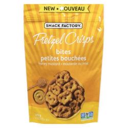 Snack Factory Pretzels crips Bites Honey Mustard Pack Of 3