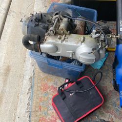 old gy6 long case moped engine