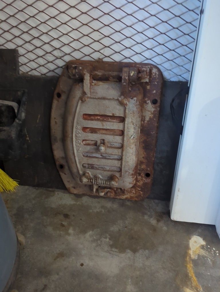 Drum Wood Stove Door