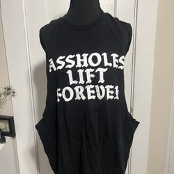 Assholes Lift Forever tank top