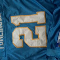 HOF NFL San DIego Chargers Thomlasion NFL powder blue football jersey