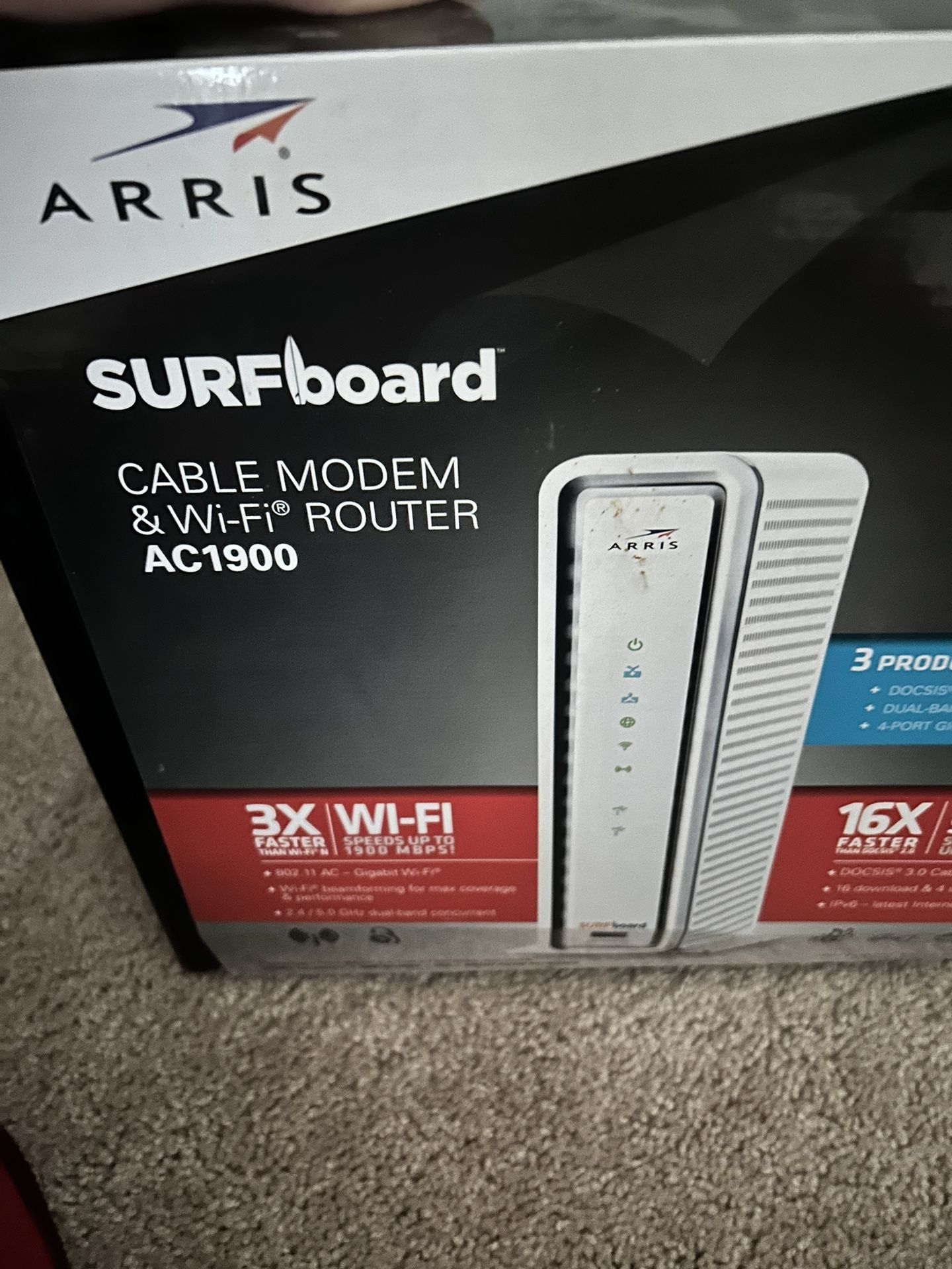 Modem and WiFi Router