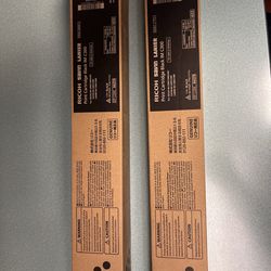 2 Ricoh Printer Black Ink Cartridges