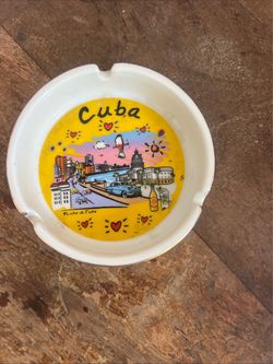 Cuba Ceramic Ashtray