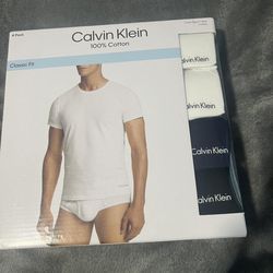 4 pack crew neck T-shirt cotton Calvin Klein