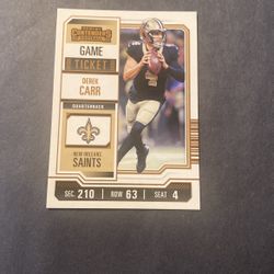 Derek Carr 2023 Contenders #72