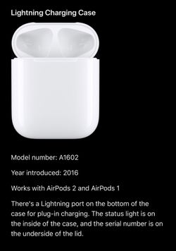 Apple Airpods 1 & 2 - CASE ONLY