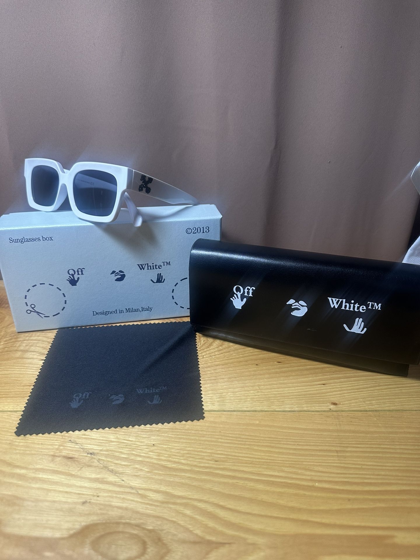 White Offwhite Sunglasses