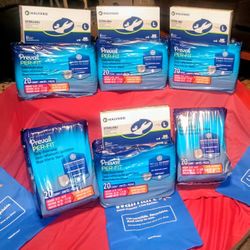 Bundle Men's Grey Size Md 20 Ct And Wipes