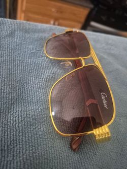 Cartier Gold Frame Sunglasses