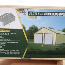 Brand New Metal Garage Building 26x46