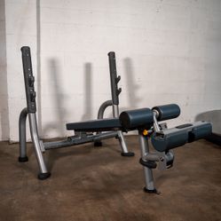 Matrix Magnum Barbell Decline Chest Press