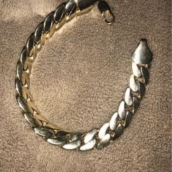 $40 Cuban Bracelet 14k Gold Plated 