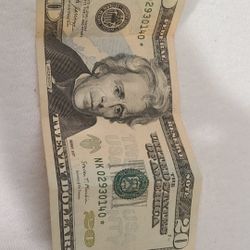 20 Dollar Star Note 