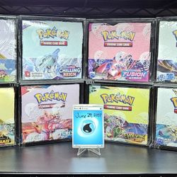 Pokemon TCG Full Sword/Shield Era Booster Box Lot
