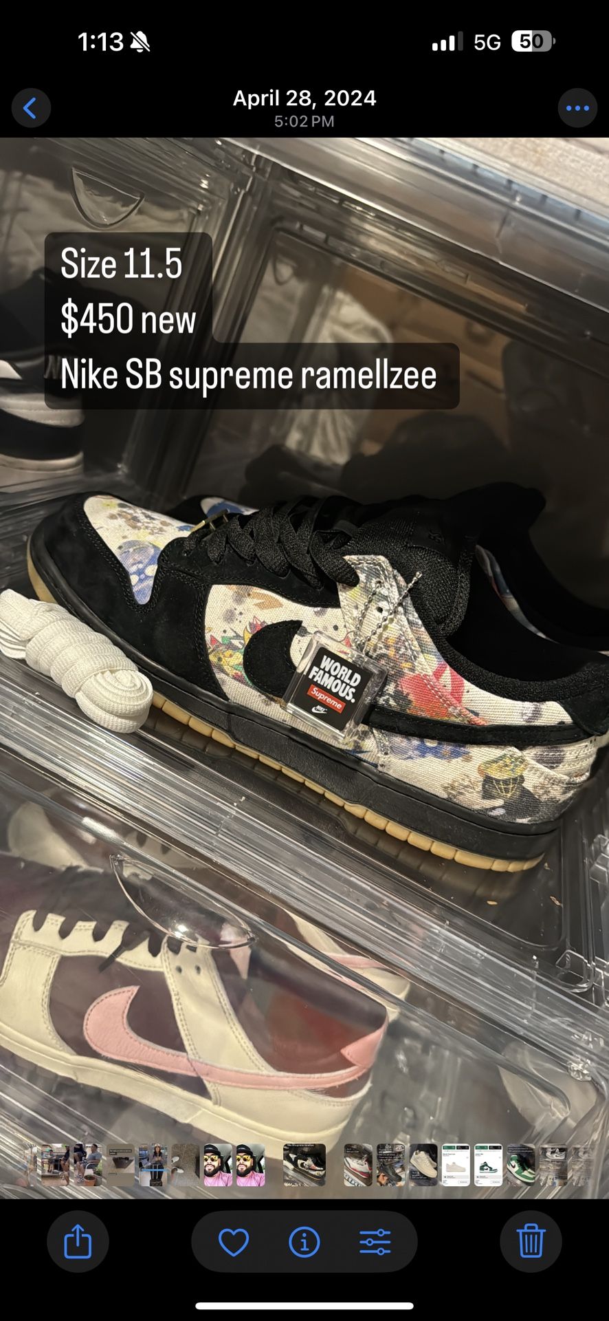 Supreme Nike SB Ramellzee