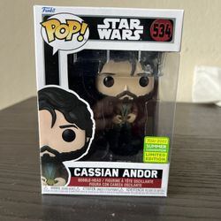 SUMMER CONVENTION Cassian Andor Funko Pop #534 Star Wars Disney Rogue One Diego