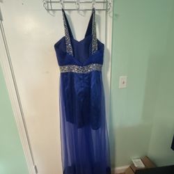 JJ’s House Royal Blue Formal Gown – Size 10 – NEW with Tags