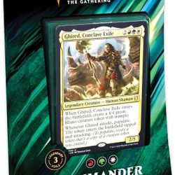OPENED Magic: The Gathering Commander 2019 Primal Genesis Deck | 100-Card Ready-to-Play Deck | 3 Foil Commanders