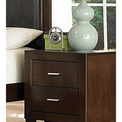 Wooden drawer night stand (2)