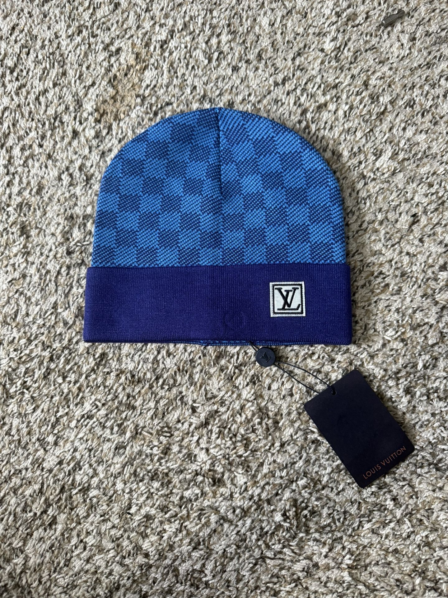 Blue LV Beanie
