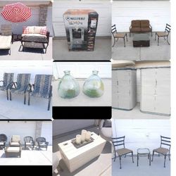 Patio FURNITURE PURGE 