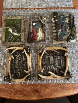 Outdoor Themed Light Switch Covers (x5)