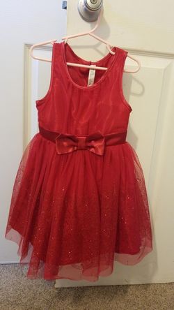 Red toddler dress size 4/5 xs