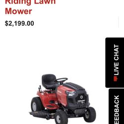 Riding Lawn Mower 