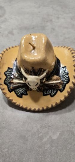 Cowboy Hat Candle