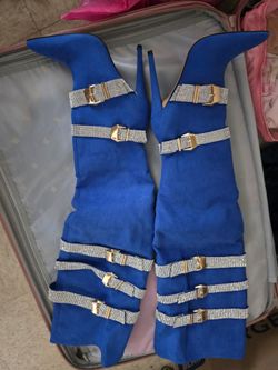 Blue boots