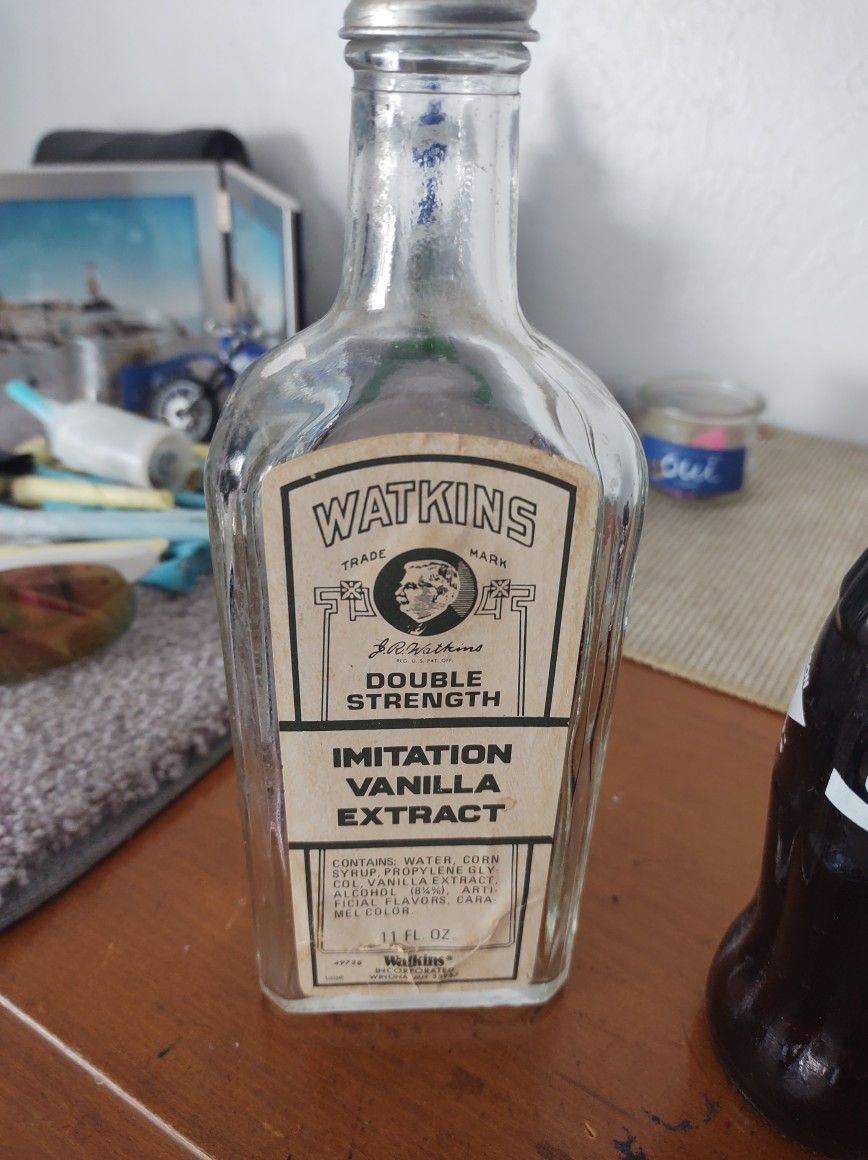 Vintage Vanilla Extract Bottle