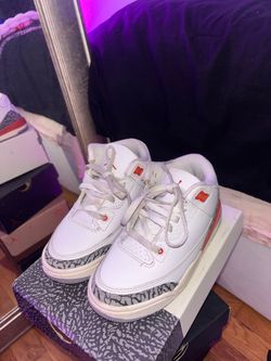 Air Jordan 3 White Cement ps size 12C