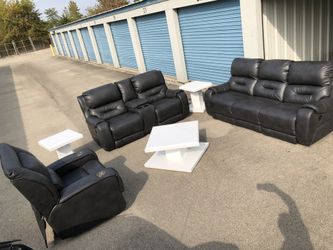 Living Room Couch Set Sofa Loveseat Chair Tables