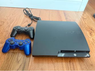 PS3 with 2 remote controls
