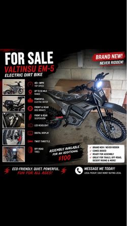 Valtinsu EM-5 Electric Dirt Bike