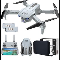 ScharkSpark Drone with 2K HD FPV Dual Camera for Adults and Kids, Mini RC Drone with 3D Flips/Altitude Hold/Headless Mode/Gesture Selfie/Waypoint Flig