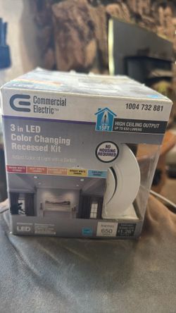 3” color changing recessed light kit