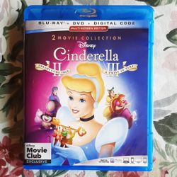 Cinderella II & III Blu Ray Collection Used
